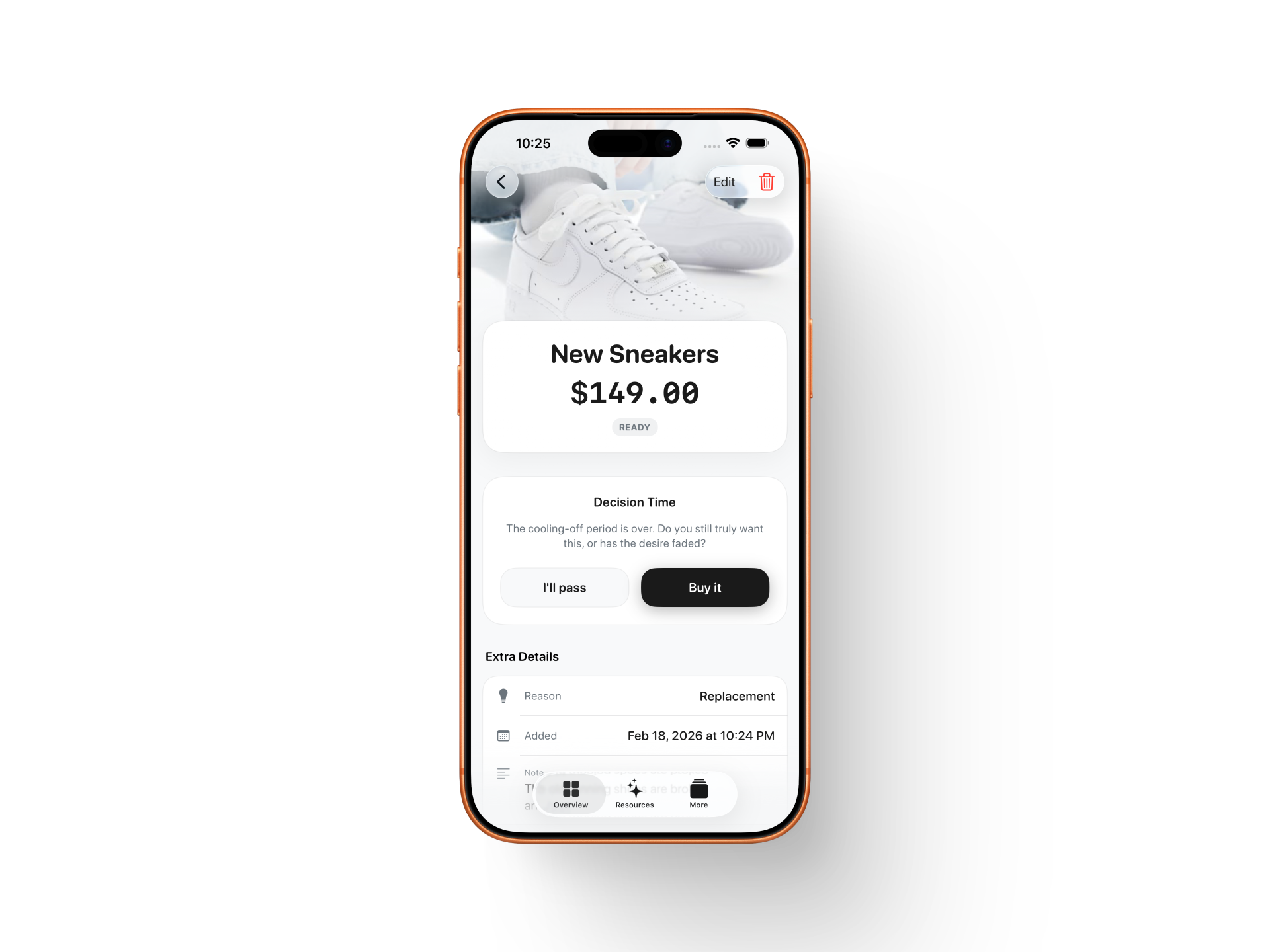 "Do you still want this?"