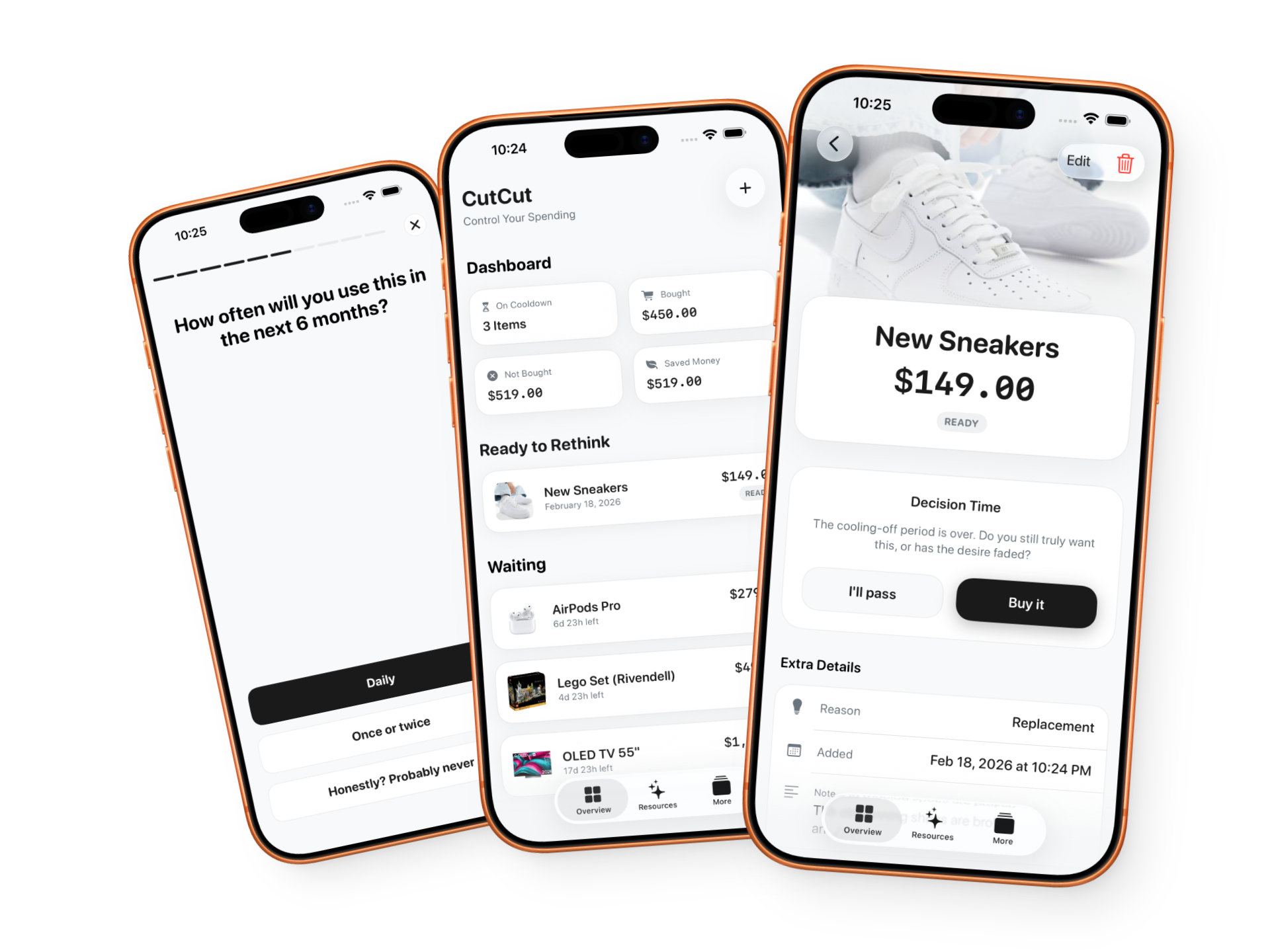 CutCut app on iPhone